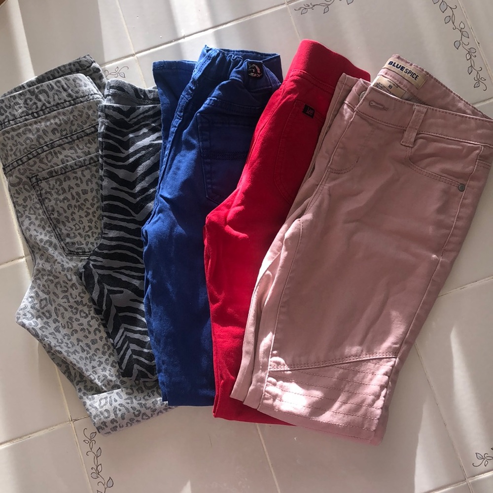 👧 Girls Sz. 10-10/12 👖 jeans & leggings Lot